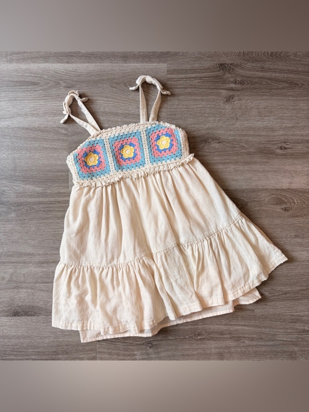 Haute Hippie kids boho crochet tunic top